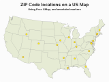 France Zip Code Map Plotting Markers On A Map at Zip Code Locations Using Gmap or