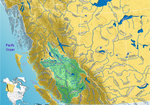 Fraser River On Map Of Canada Fraser Rieka Wikipedia
