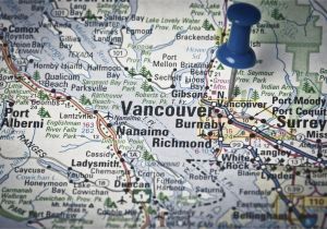 Fraser River On Map Of Canada Vancouver Canada Location Map