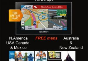 Free Garmin Europe Maps Nuvi Garmin Nuvi 2589lm Europe Free 2020 N America Nz Au Maps Speed Camera Data