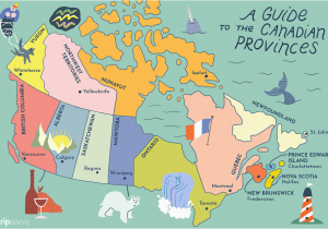 French Speaking Canada Map Guide to Canadian Provinces and Territories