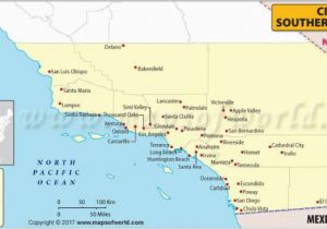 Fresno On California Map Map Of southern California Cities California Maps California