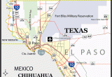 Ft Bliss Texas Map El Paso Map Texas Business Ideas 2013