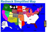Funny Map Of Canada Redneck Humor Redneck Simplified Map Bing Images I Like How We Re