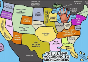 Funny Map Of Canada This is Funny Michigan Folk Ps Guess I M From Amid Between