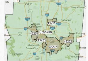 Gahanna Ohio Map Cincinnati Ohio Zip Code Map Cincinnati Zip Code Map Inspirational