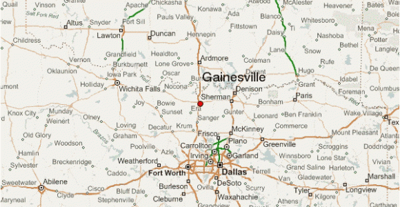 Gainesville Texas Map Sherman Texas Map Awesome Gainesville Texas Map Map Of Florida