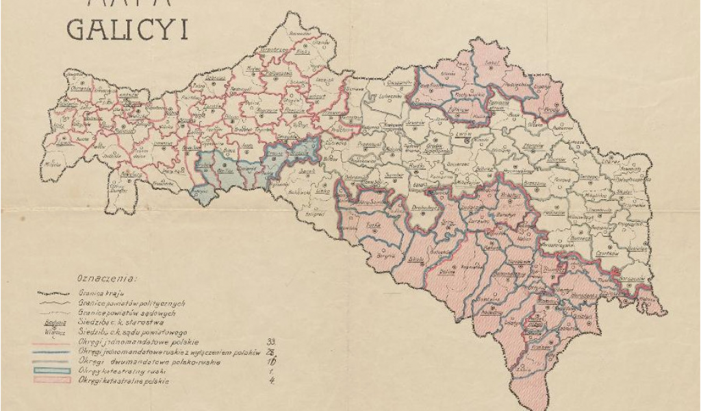 Австрийская галиция карта