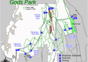 Garden Of the Gods Colorado Springs Map Garden Of the Gods Map Colorado Colorado Colorado Springs Places