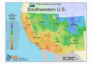 Garden Zone Map California Plant Hardiness Zone Map Provided by Usda Image