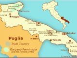 Gargano Italy Map Hak Van De Laars Puglia