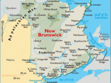 Gaspe Canada Map New Brunswick Cn Map Showing the Province Of New Brunswick