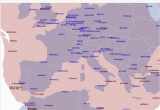 Geneva Europe Map Maps On the Web European and Na Cities Overlaid with