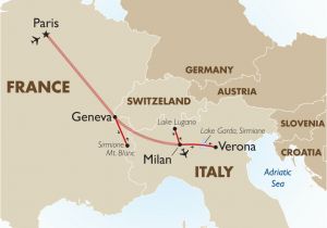 Geneva Map Europe European Vistas European tour Packages Goway Travel