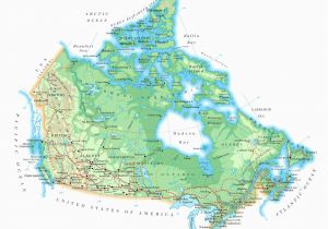 Geographic Map Of Canada Road Maps Canada World Map
