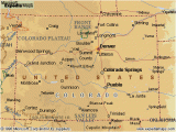 Geographical Map Of Colorado Colorado Fishing Network Maps and Regional Information