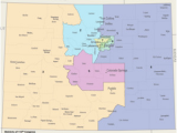 Geographical Map Of Colorado Colorado S Congressional Districts Wikipedia