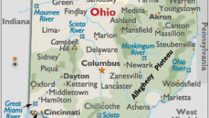 Geographical Map Of Ohio Ohio Map Geography Of Ohio Map Of Ohio Worldatlas Com