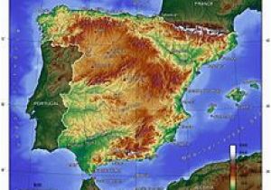 Geographical Map Of Spain Spain Wikipedia
