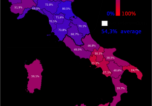 Geography Of Italy Map the 1946 Referendum On whether Italy Should Remain A Monarchy or