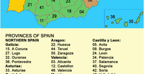 Geography Of Spain Map Map Of Provinces Of Spain Travel Journal Ing In 2019 Provinces