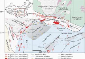 Geological Map Italy Simplified Geological Map Showing the north China south China and