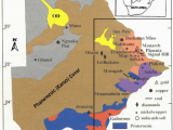 Geological Map Of Alabama Outline Geology Of Botswana Showing the Study area and Main Mineral