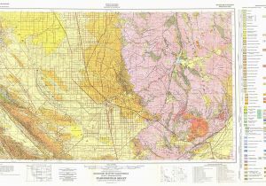 Geological Map Of California Amazon Com Mining Map Bakersfield California Sheet Ca Mines