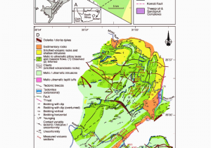 Geological Map Of Canada Maps Showing the Geographic Location Of the Barberton Greenstone