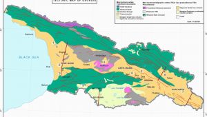 Geological Map Of Georgia Evolution Of the Late Cenozoic Basins Of Georgia Sw Caucasus A