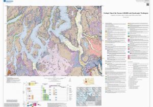 Geological Map Of Georgia Newly Published Geologic Map Of the Tacoma 1 100 000 Scale