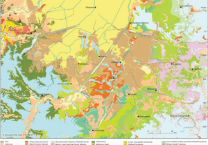 Geological Map Of northern Ireland Quaternary and Bedrock Geological Map Of Fenland Showing the