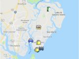 Georgia Beaches Map St Simons island Map Google My Maps