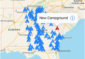 Georgia Campgrounds Map Georgia Campgrounds Rv Parks Im App Store