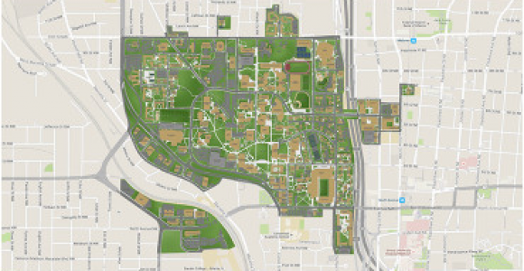 Georgia College Campus Map Georgia Tech