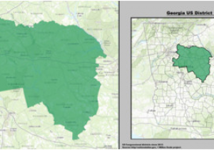 Georgia Congressional Districts Map Georgia S Congressional Districts Wikipedia