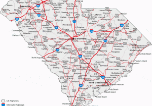 Georgia Counties and Cities Map Map Of south Carolina Cities south Carolina Road Map