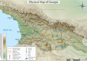 Georgia Country In World Map Geography Of Georgia Country Wikipedia