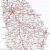 Georgia Country Map with Cities Map Of Georgia Cities Georgia Road Map