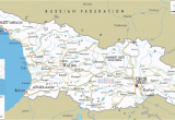 Georgia Country Map World Detailed Clear Large Road Map Of Georgia Ezilon Maps