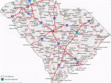 Georgia County Map with Cities and Roads Map Of south Carolina Cities south Carolina Road Map