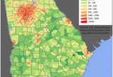 Georgia County Population Map Demographics Of Georgia U S State Wikipedia