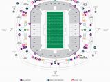 Georgia Dome Parking Map Football Seating Charts Mercedes Benz Superdome