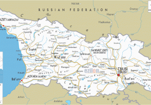 Georgia Eastern Europe Map Detailed Clear Large Road Map Of Georgia Ezilon Maps