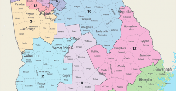 Georgia Fall Line Map Georgia S Congressional Districts Wikipedia