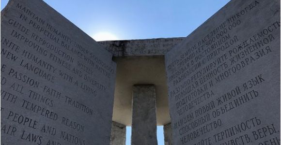 Georgia Guidestones Location Map Very Interesting We Were In atlanta and Decided to Drive On Over to