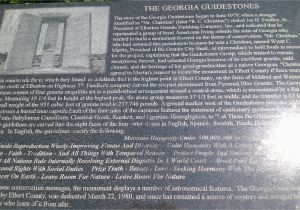 Georgia Guidestones Map the Enigmatic Georgia Guidestones Updated July 2015 Mind Space