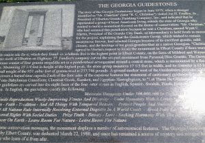 Georgia Guidestones Map the Enigmatic Georgia Guidestones Updated July 2015 Mind Space