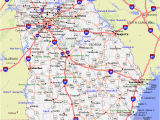 Georgia Highways Map Georgia Savannah Jekyll St Simon S islands the Golden isles