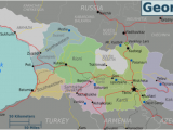 Georgia Landforms Map Georgia Country Travel Guide at Wikivoyage